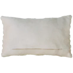 Sierkussen bont ruit ecru 56x36 cm