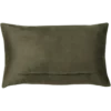 Sierkussen bont ruit olijf 56x36 cm
