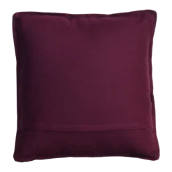 Sierkussen canvas aubergine 47x47 cm