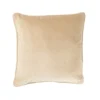 Sierkussen Cord piping velours natural 45x45 cm