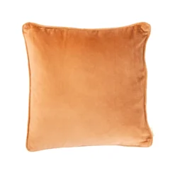 Sierkussen Cord piping velours orangebrass 45x45 cm