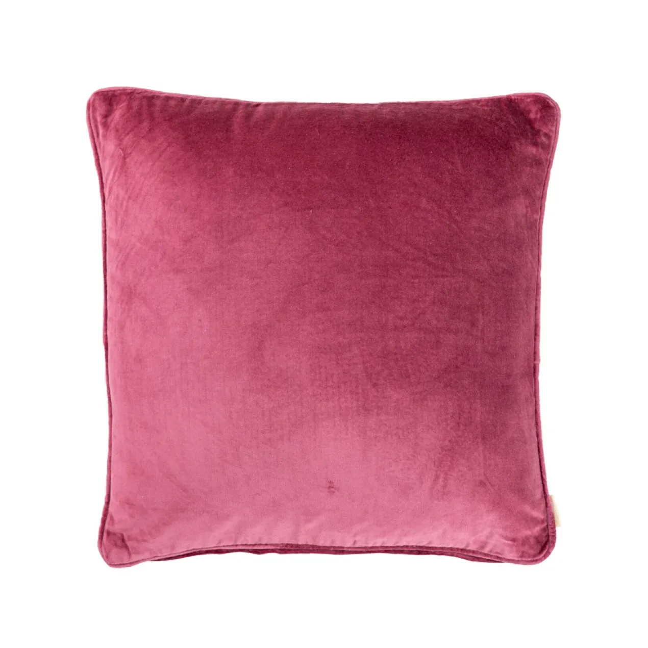 Sierkussen Cord piping velours blushpink 45x45 cm