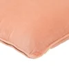 Sierkussen Cord piping velours flamingo 45x45 cm