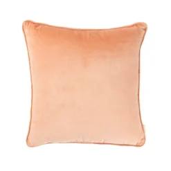 Sierkussen Cord piping velours flamingo 45x45 cm