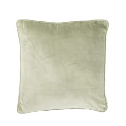 Sierkussen Cord piping velours dewgreen 45x45 cm