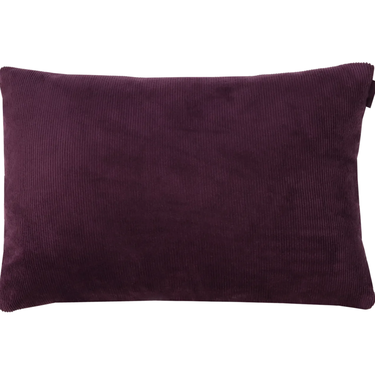 Sierkussen corduroy aubergine 56x38 cm
