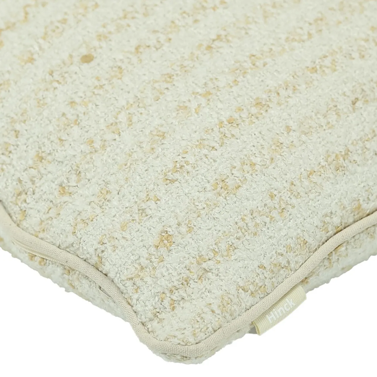 Sierkussen cottonlinnenmix natural stripe 50x50 cm