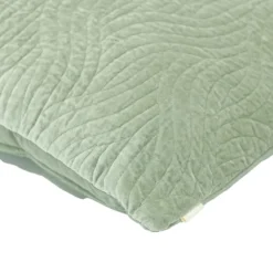 Sierkussen Curve velours dewgreen 45x55 cm