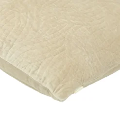 Sierkussen Curve velours natural 45x55 cm