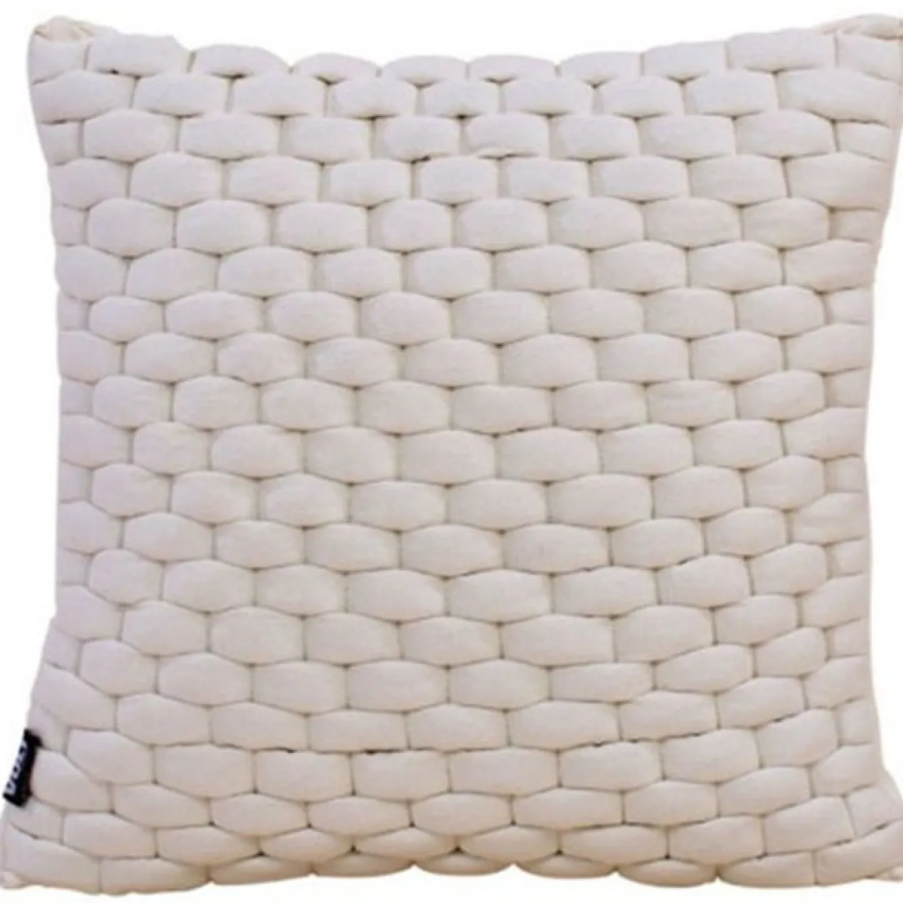Sierkussen 3D weave 45x45CM off white