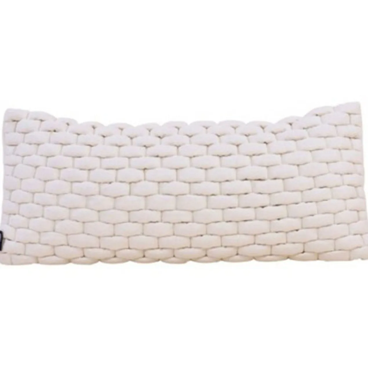 Sierkussen 3D weave 30x70 off white