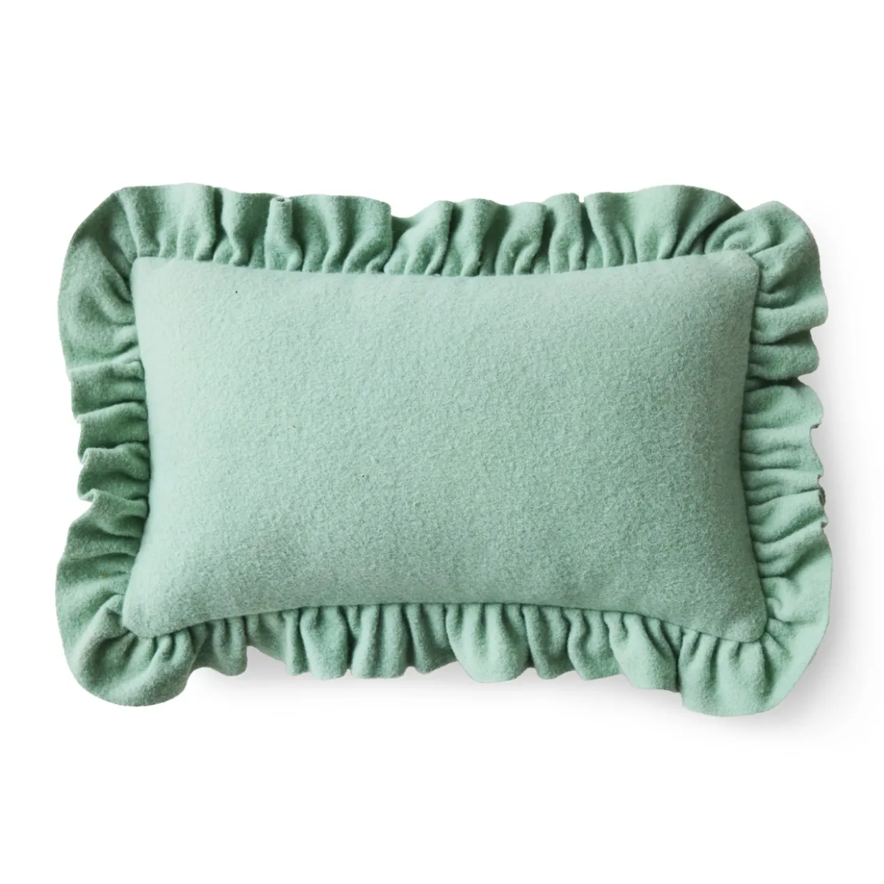 Sierkussen felt mint