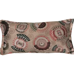Sierkussen funky mandela taupe 68x33 cm