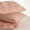 Sierkussen Geo Deco linnen duskypink 35x55 cm
