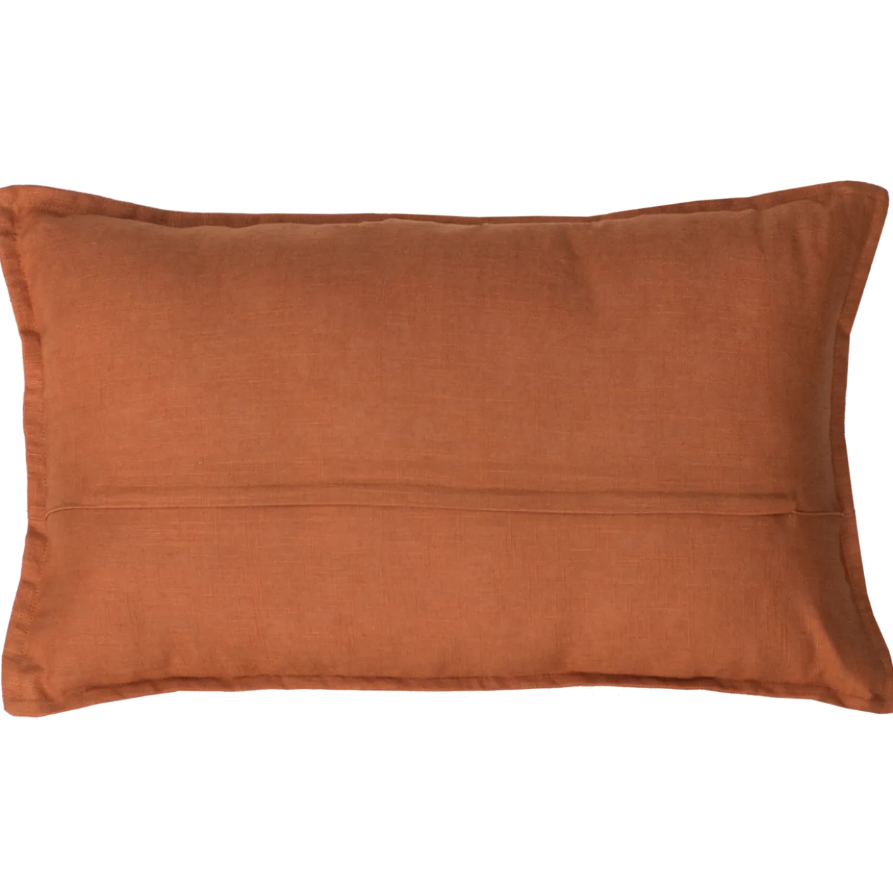 Sierkussen grof linnen terra 59x39 cm