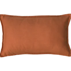 Sierkussen grof linnen terra 59x39 cm