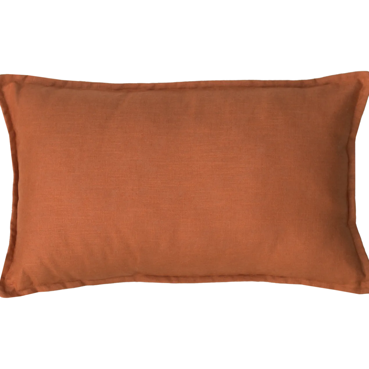 Sierkussen grof linnen terra 59x39 cm