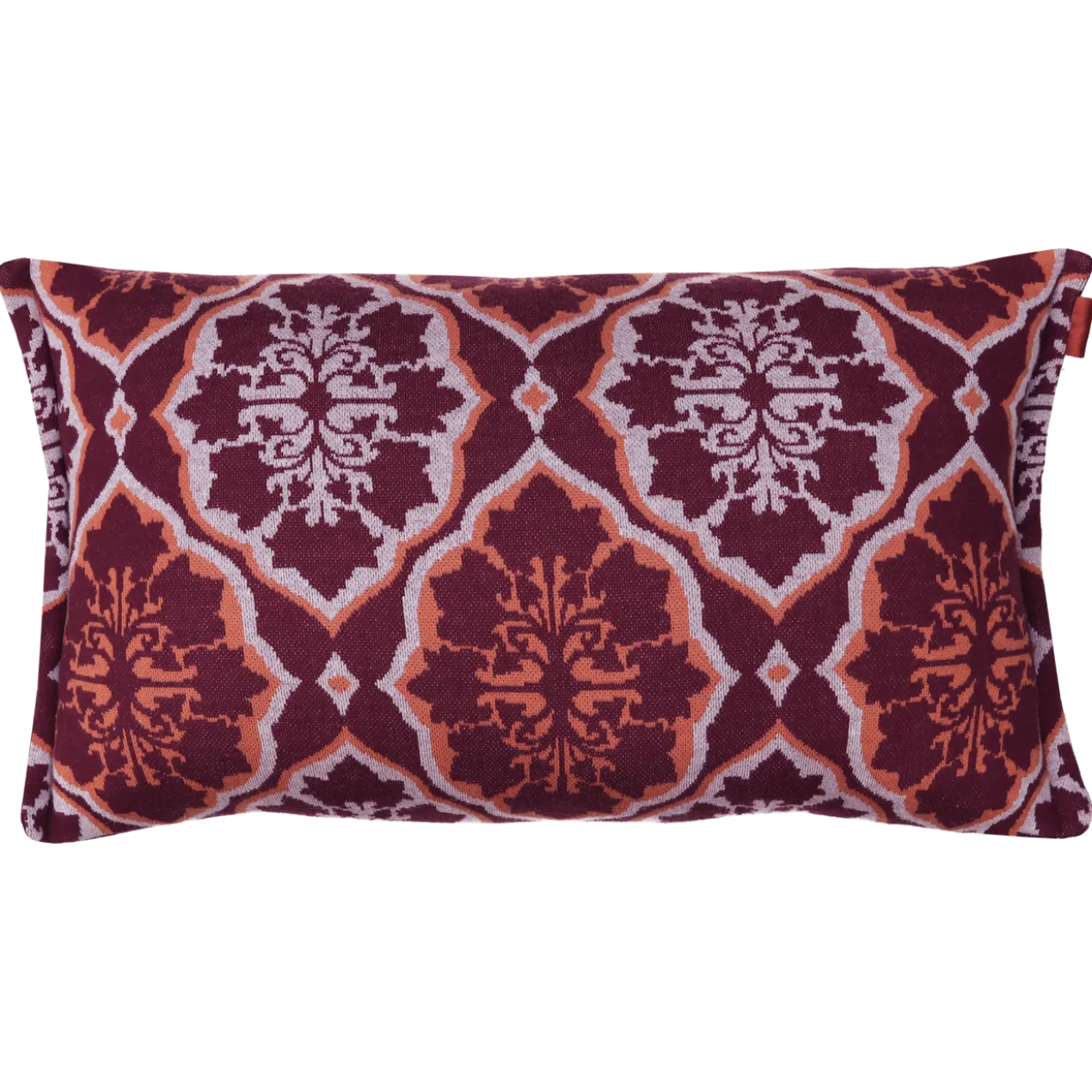 Sierkussen jacquard ethnic wine 73x39 cm