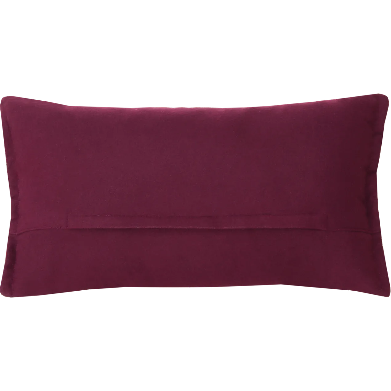 Sierkussen jacquard streep wine brick 64x35 cm