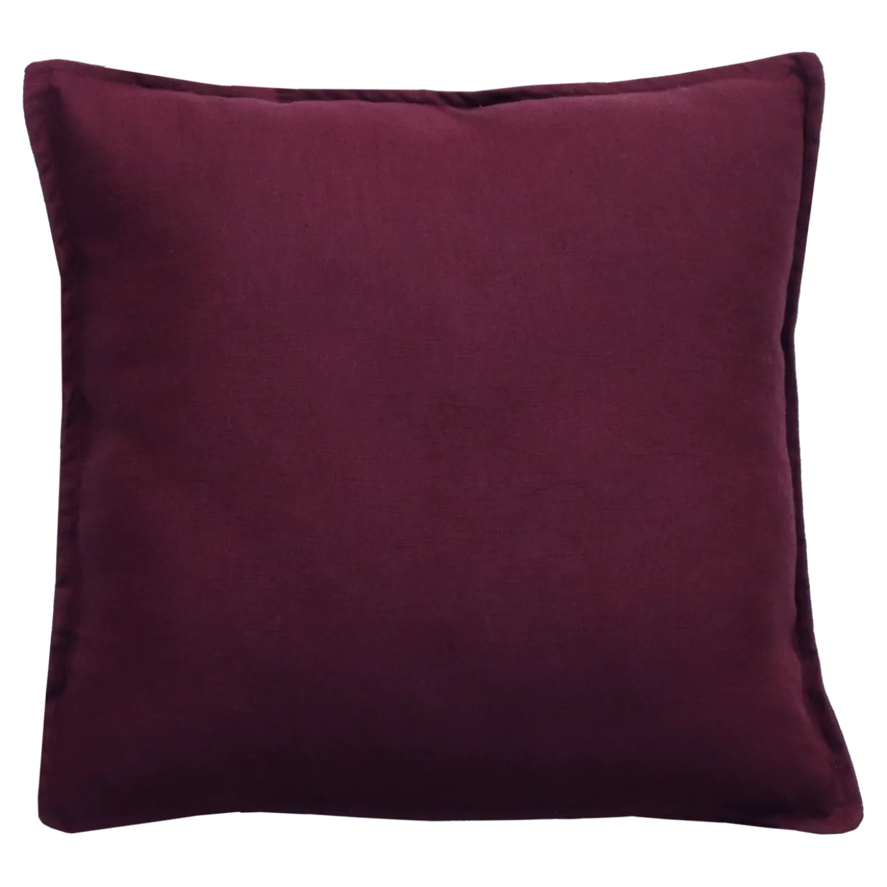 Sierkussen linnen bordeaux 47x47 cm