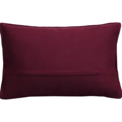 Sierkussen linnen bordeaux 57x38 cm