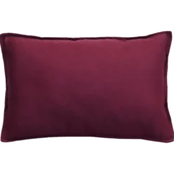 Sierkussen linnen bordeaux 57x38 cm