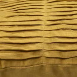 Sierkussen linnen Small wave mustard 35x50 cm