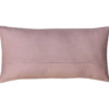 Sierkussen linnen streep bordeaux roze 64x33 cm