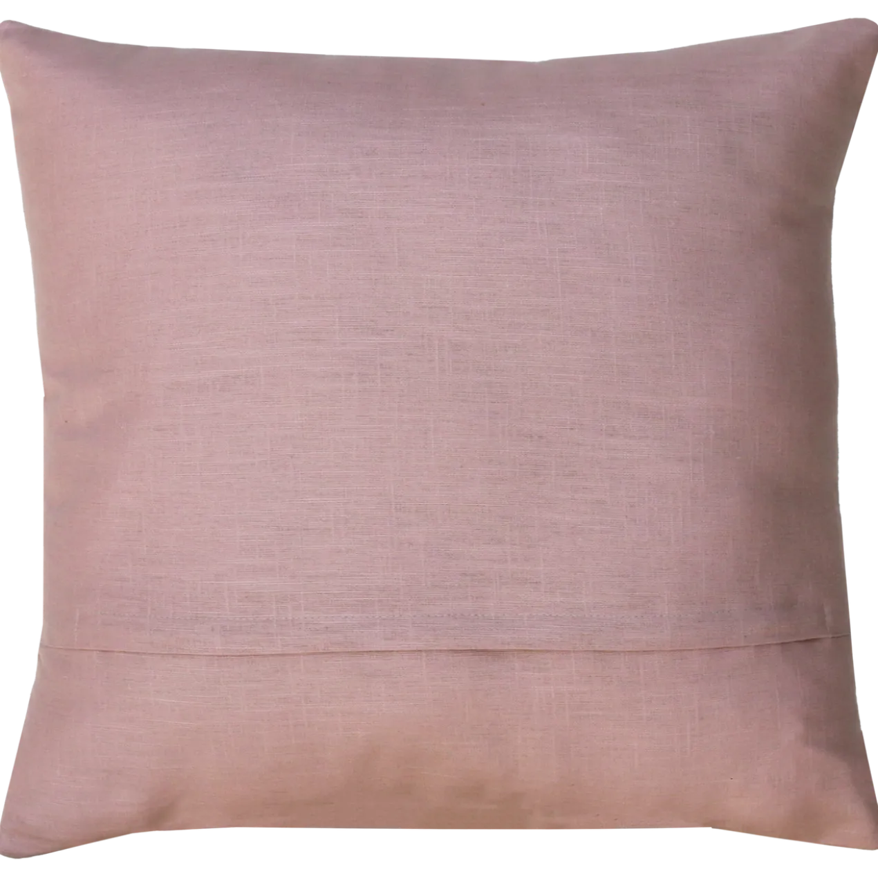 Sierkussen linnen streep bordeaux roze 45x45 cm