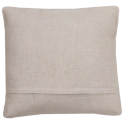 Sierkussen linnen streep olijf zand 45x45 cm