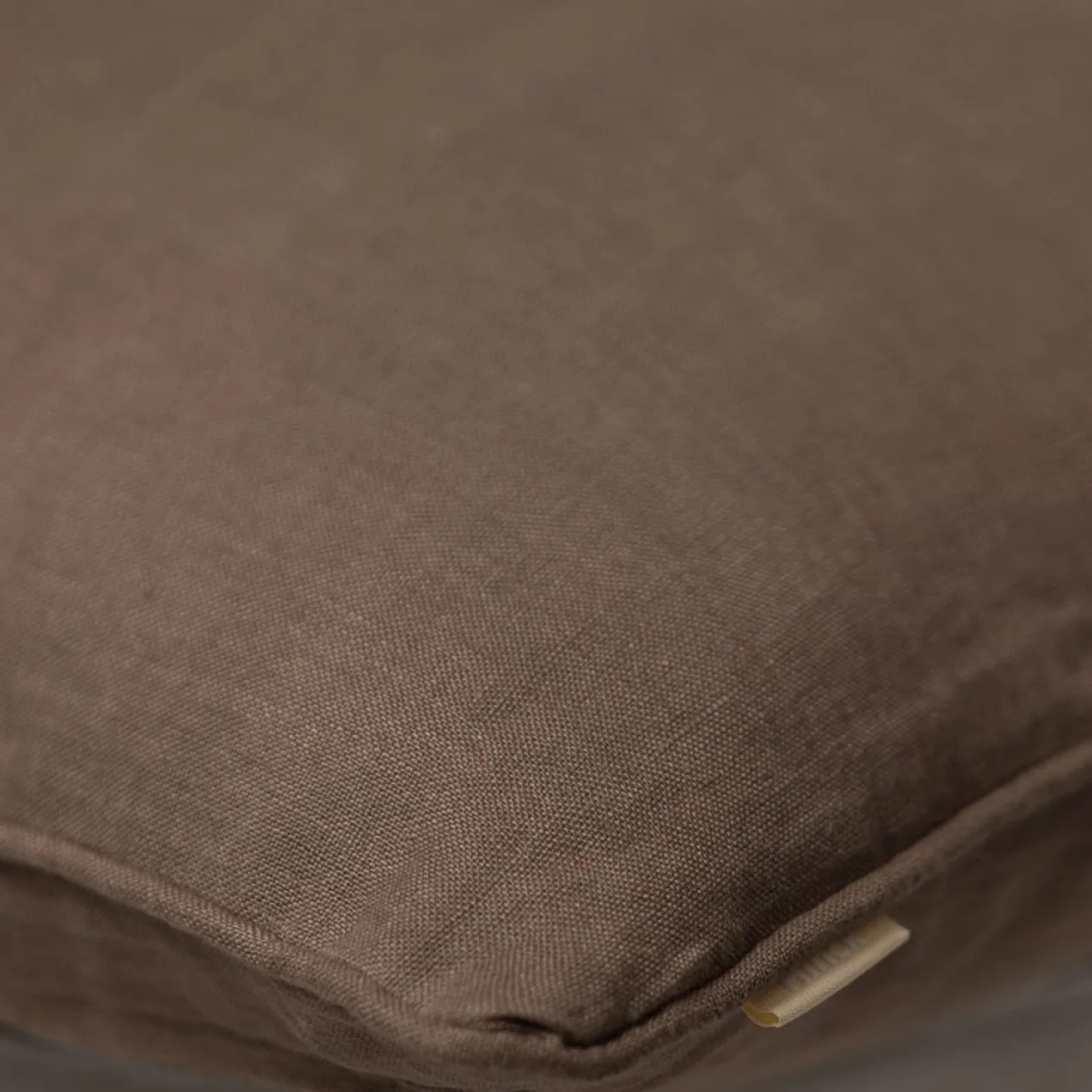 Sierkussen linnen washed mocca