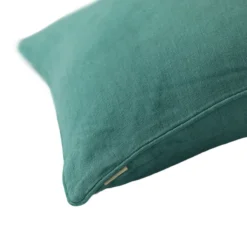 Sierkussen linnen washed seablue
