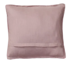 Sierkussen linnen 48x48 cm roze