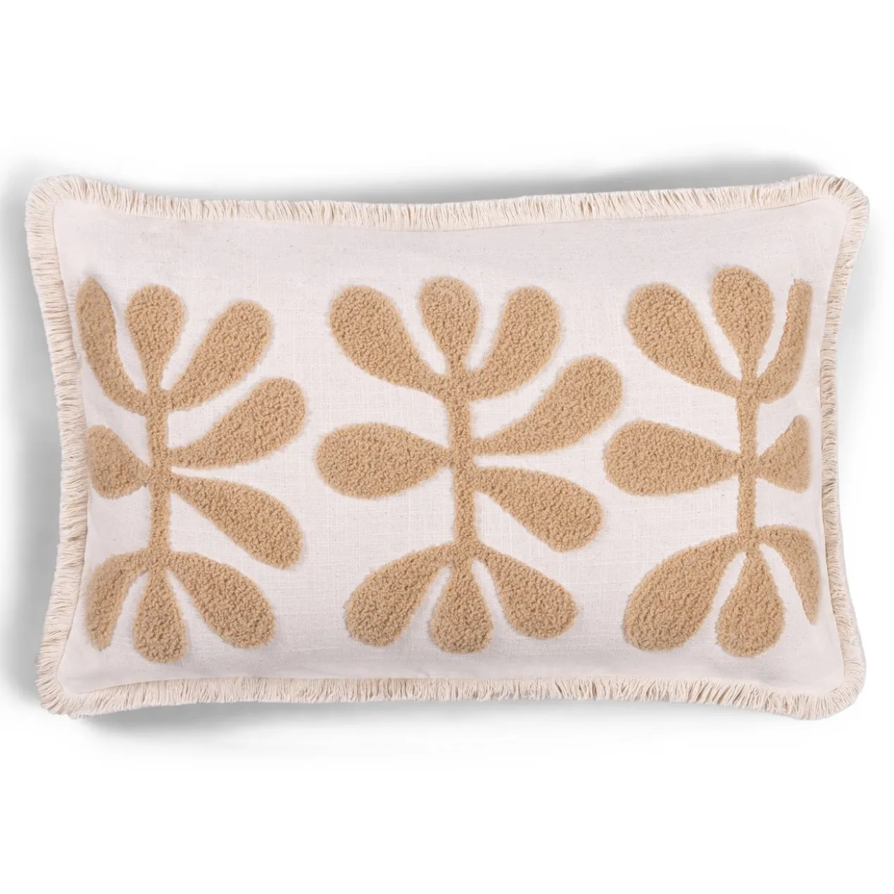 Sierkussen Maysa warm beige