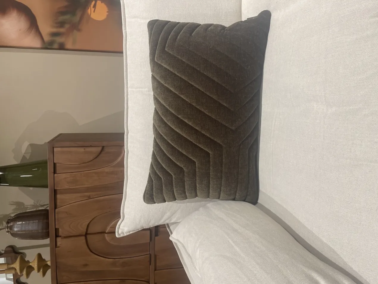 Sierkussen NM 40x60 cm goldbrown