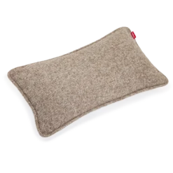 Sierkussen Puff boucle brown