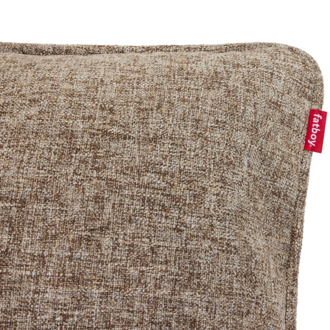 Sierkussen Puff boucle brown