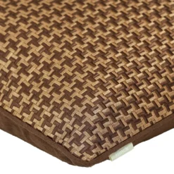 Sierkussen Richstitch linnen mocca macha 40x40 cm