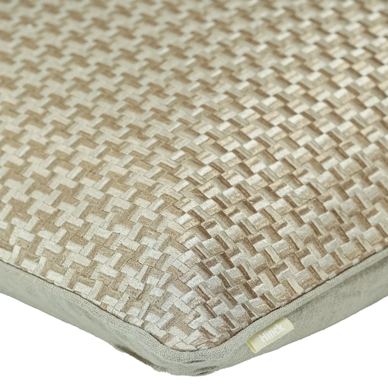 Sierkussen Richstitch linnen natural 40x40 cm