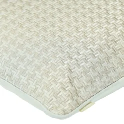 Sierkussen Richstitch linnen offwhite 40x40 cm