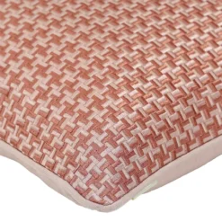 Sierkussen Richstitch linnen duskypink 40x40 cm