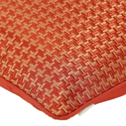 Sierkussen Richstitch linnen terra 40x40 cm