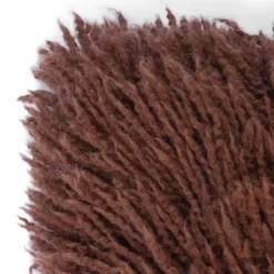 Sierkussen Shaggy brown