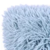 Sierkussen Shaggy light blue