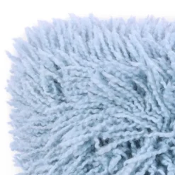 Sierkussen Shaggy light blue