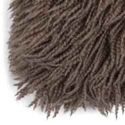 Sierkussen Shaggy taupe