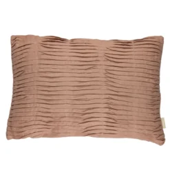 Sierkussen Small wave linnen duskypink 35x50 cm