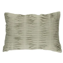 Sierkussen Small wave linnen mintgreen 35x50 cm