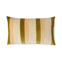 Sierkussen Striped velvet Fields 60x35 cm