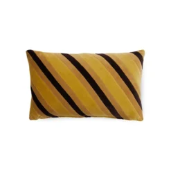 Sierkussen Striped velvet Honey 50x30 cm